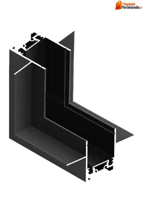 ACK AD45-95000 Slim Magnet Ray 90° Dikey Bağlantı Aparatı Sıva Üstü